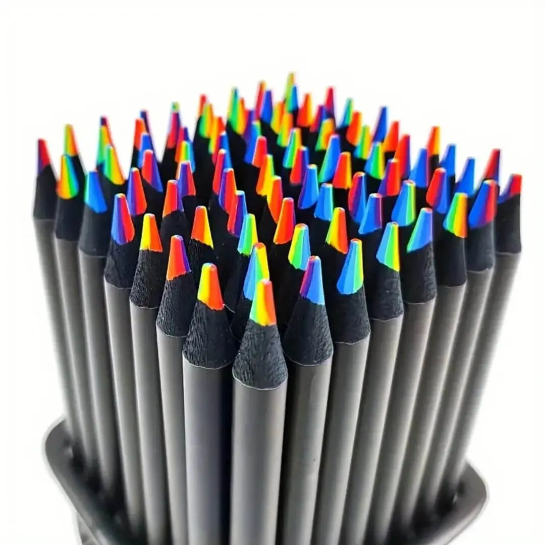 Catelves Lot de 6 crayons de cire empilables - Pour anniversaire d Catelves Lot de 6 crayons de cire empilables - Pour anniversaire d