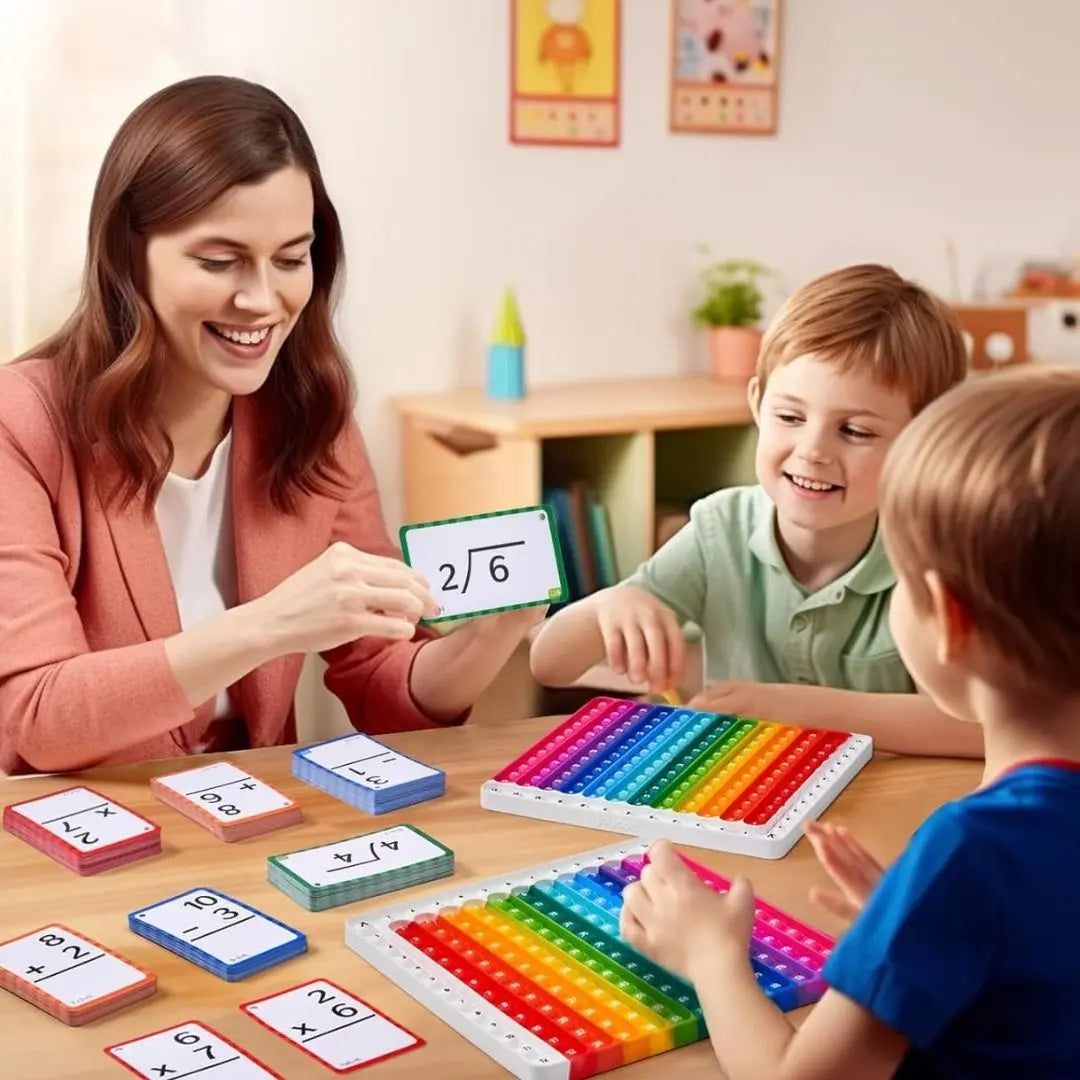 Jeu de Maths avec Cartes Flash & Tapis – PopPopMath™