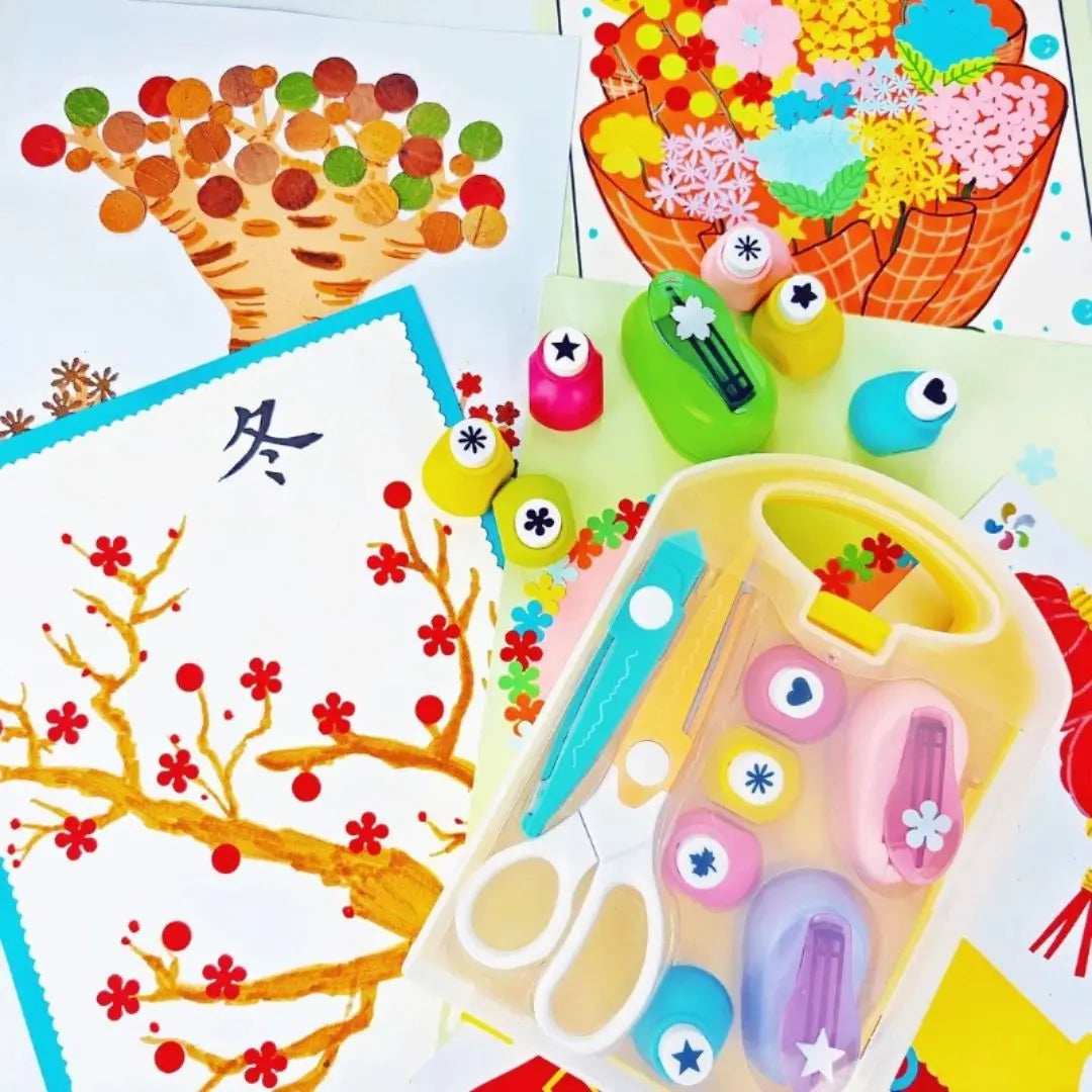 Kit DIY Créatif Enfant Perforateur pour Papier - ARTYFUN™