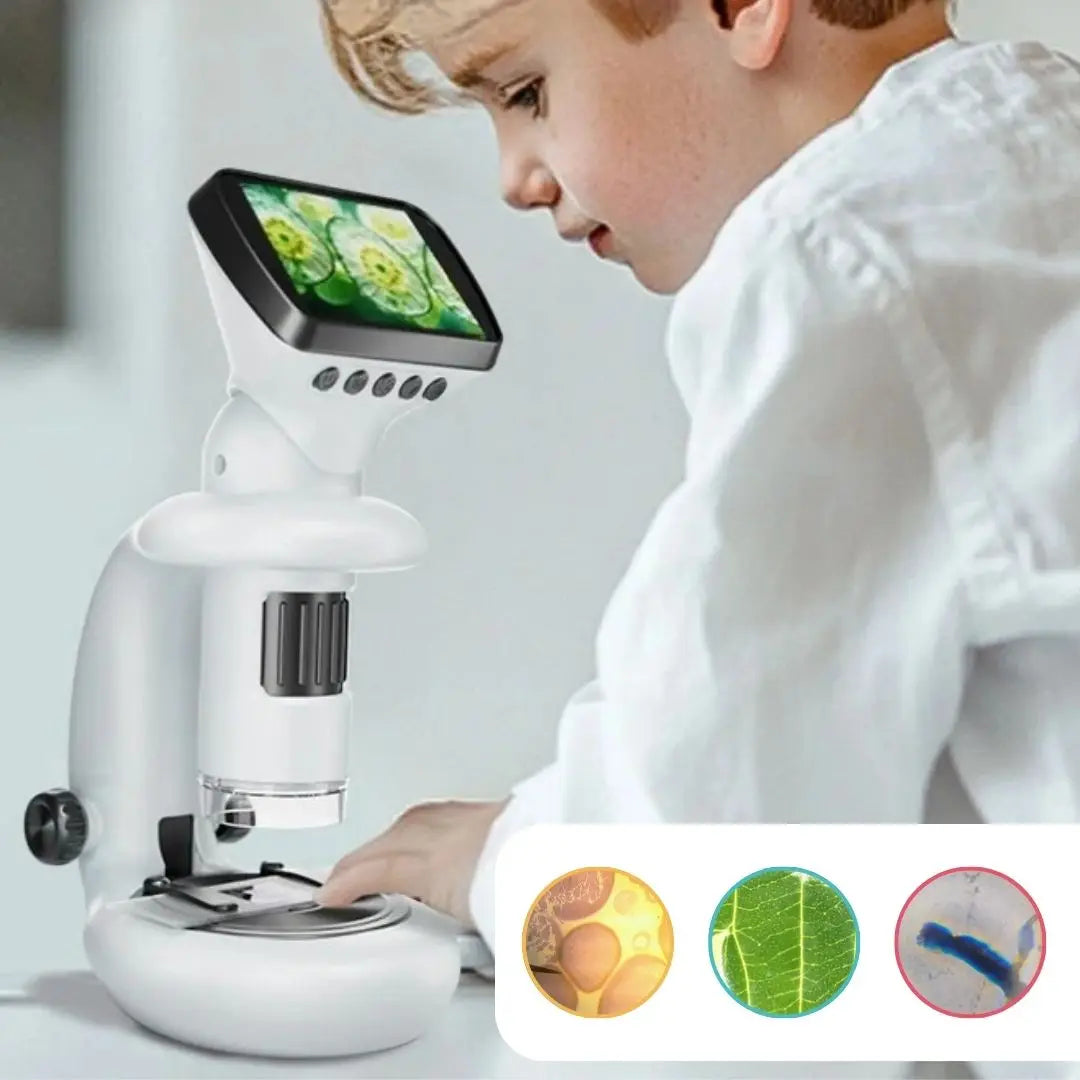 Microscope électronique avec écran HD & WiFi - ScientiLink™