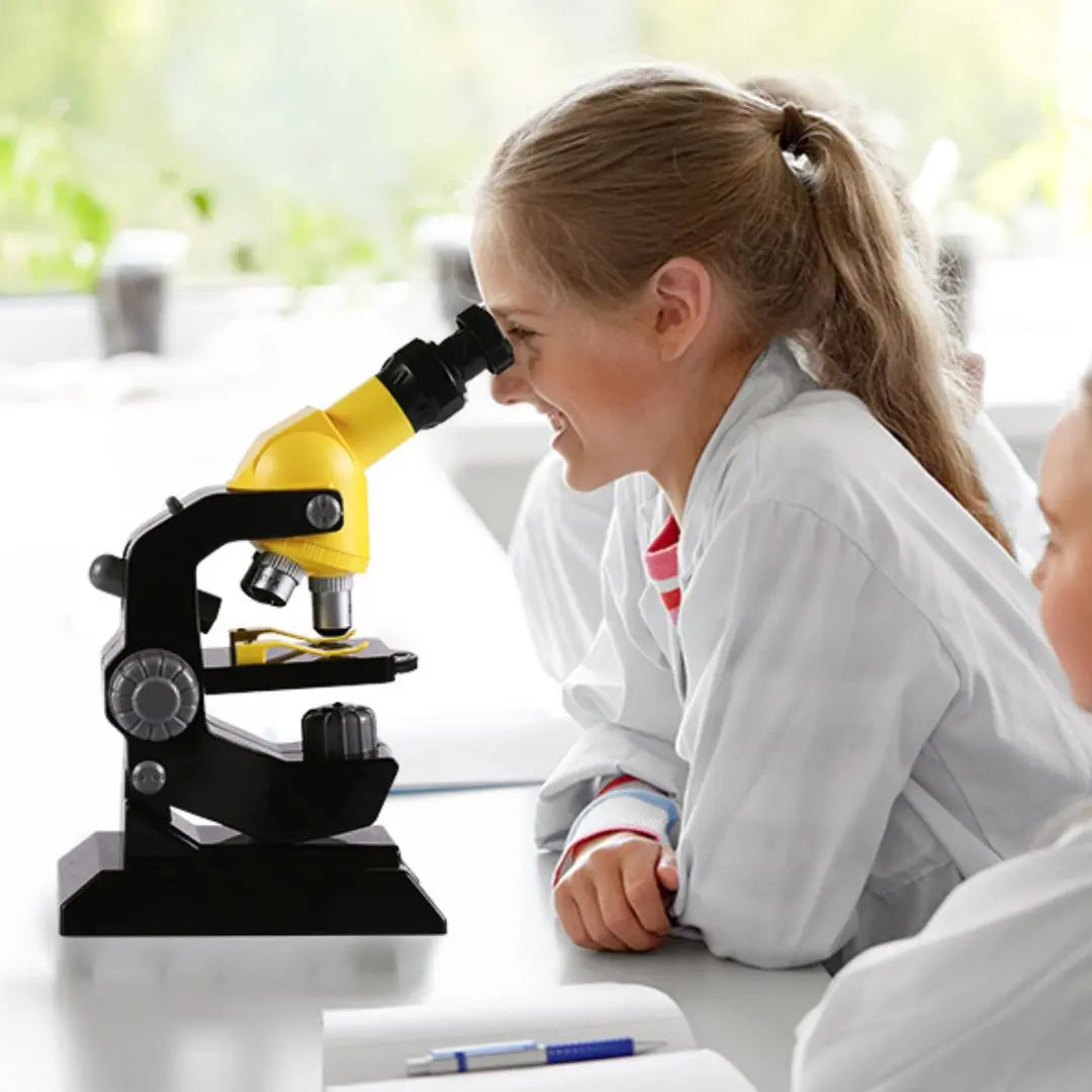 Microscope optique 1200X avec support téléphone – ScientiScope™