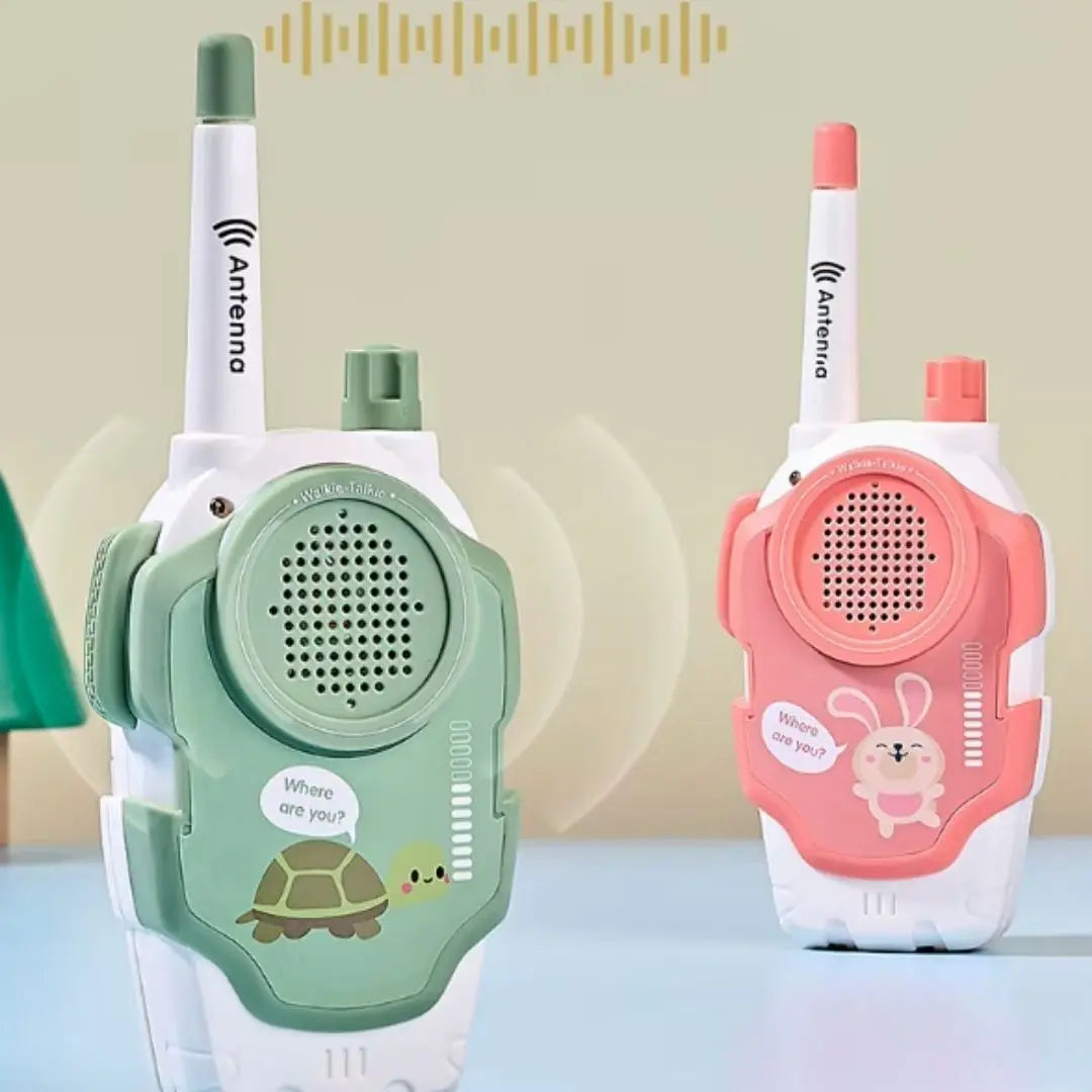 Talkie Walkie Enfant 300m Portée – BunnyCom™
