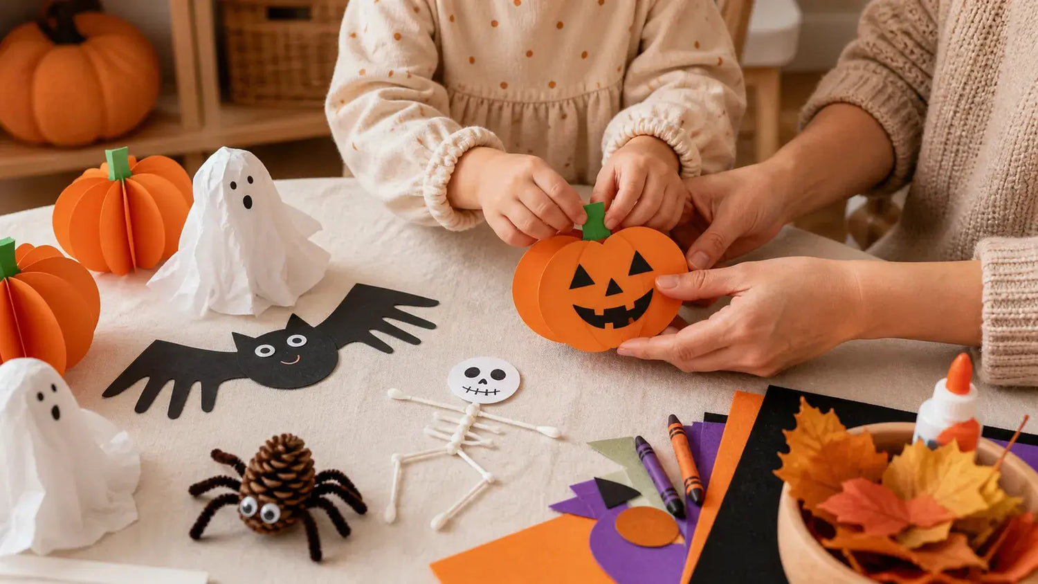 Activité halloween maternelle : 12 idées ludiques et créatives sans écran