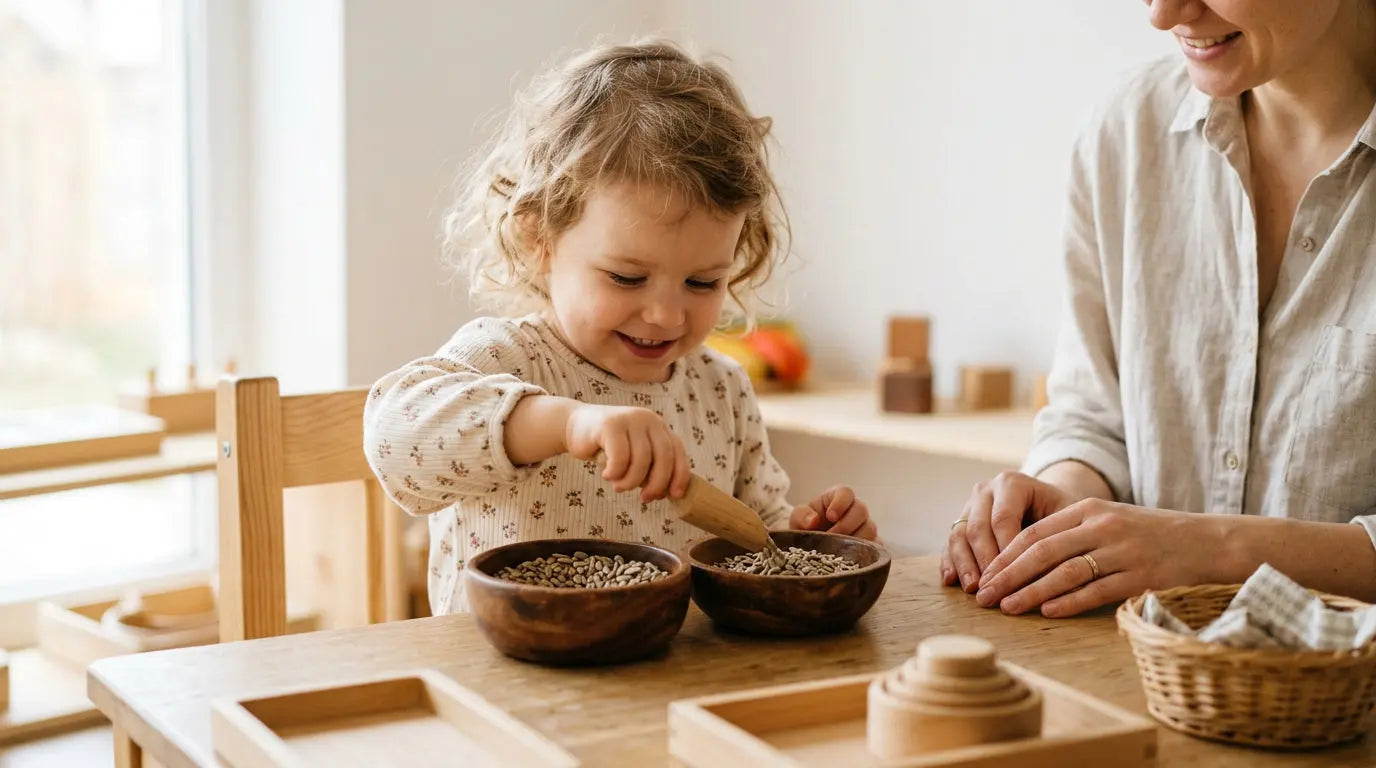 Activités Montessori 3 ans : 10 idées simples à faire à la maison, testées en famille