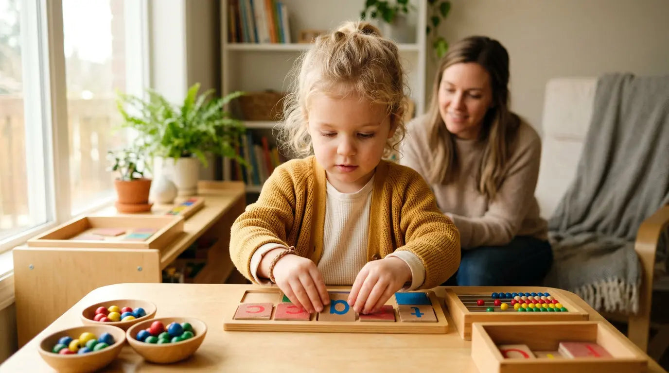 Activités Montessori 4 ans : matériel simple, résultats concrets - testées en famille