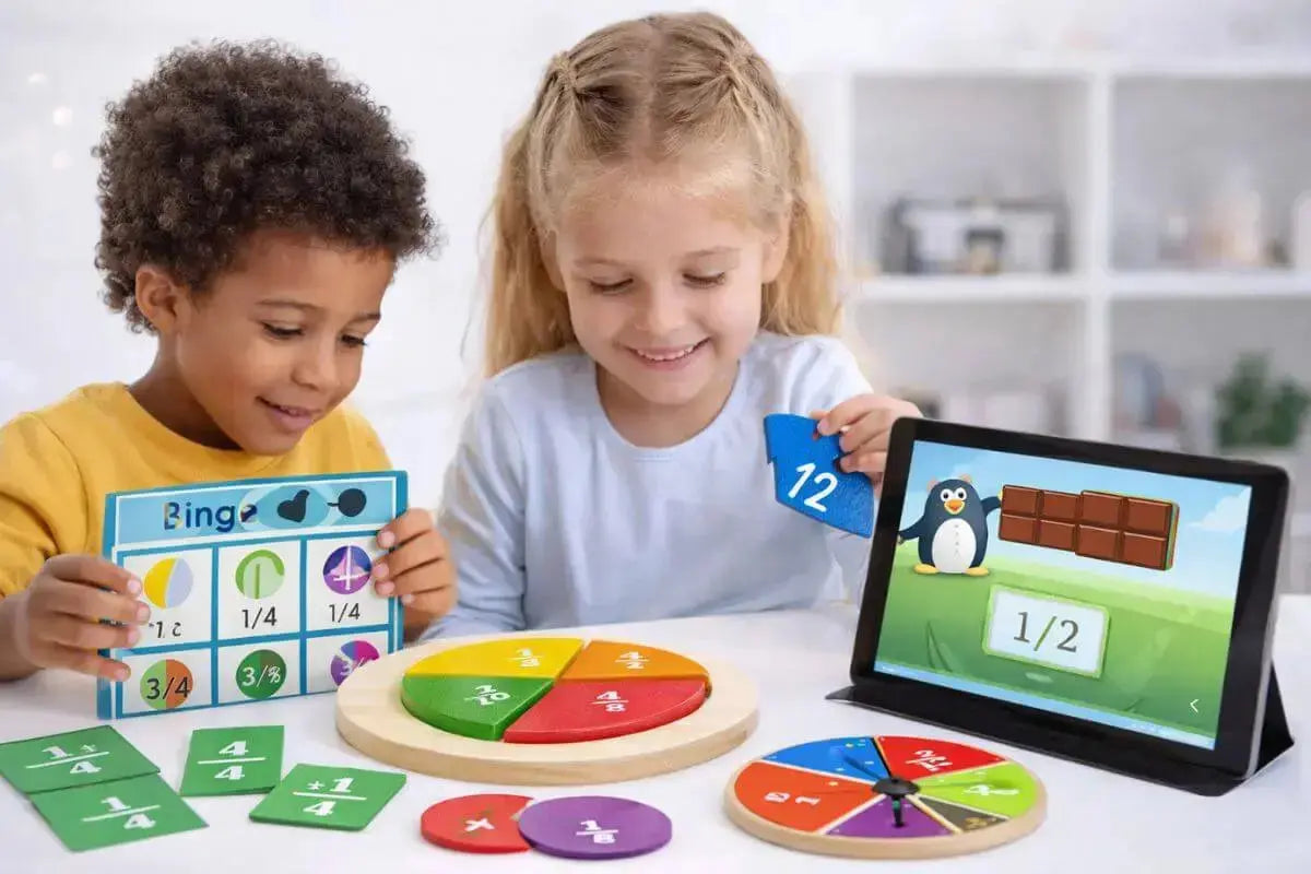 Fraction games : 7 activités ludiques pour maîtriser les fractions - BBChoupette