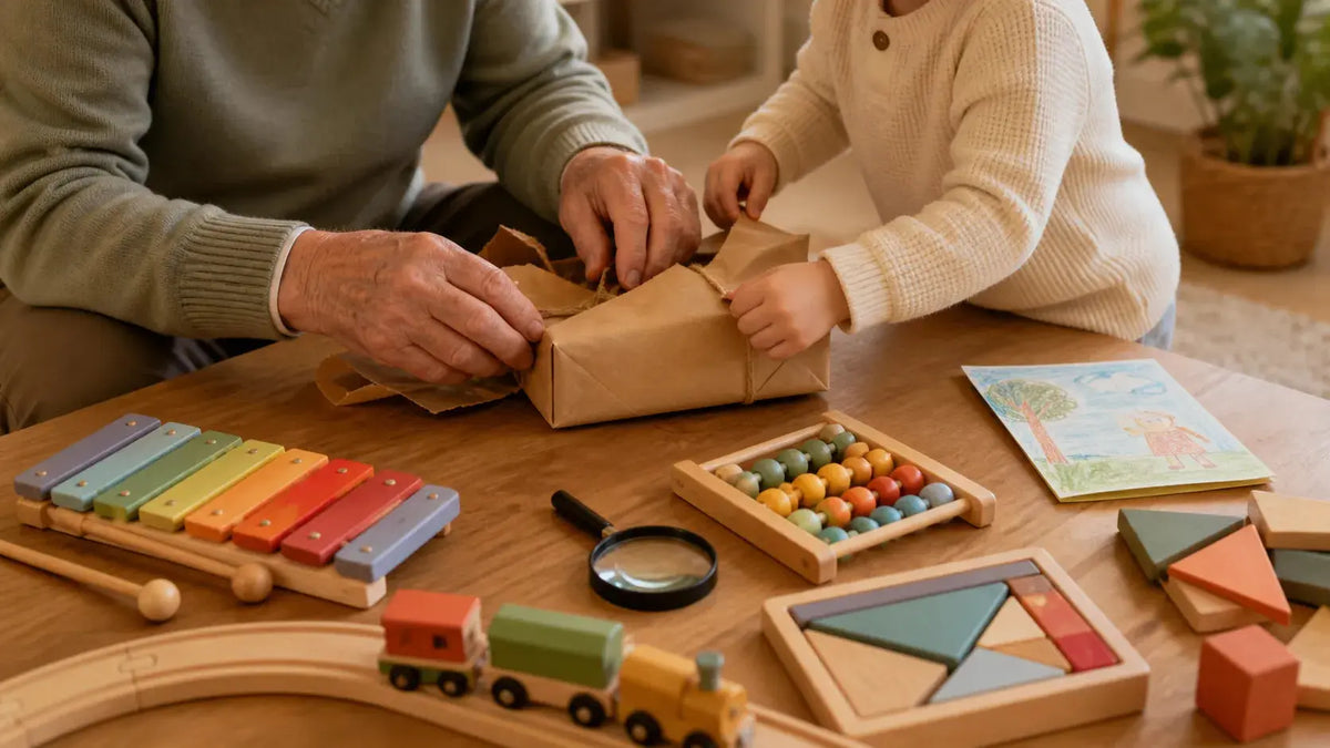 Idée cadeau grand-père : les jouets à offrir et à partager avec ses petits-enfants