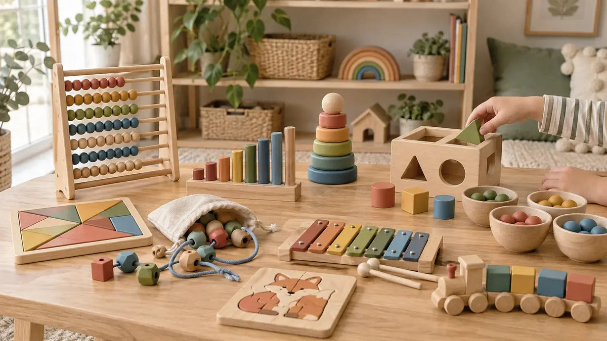 Sélection de jouets Montessori pour enfant de 5 ans