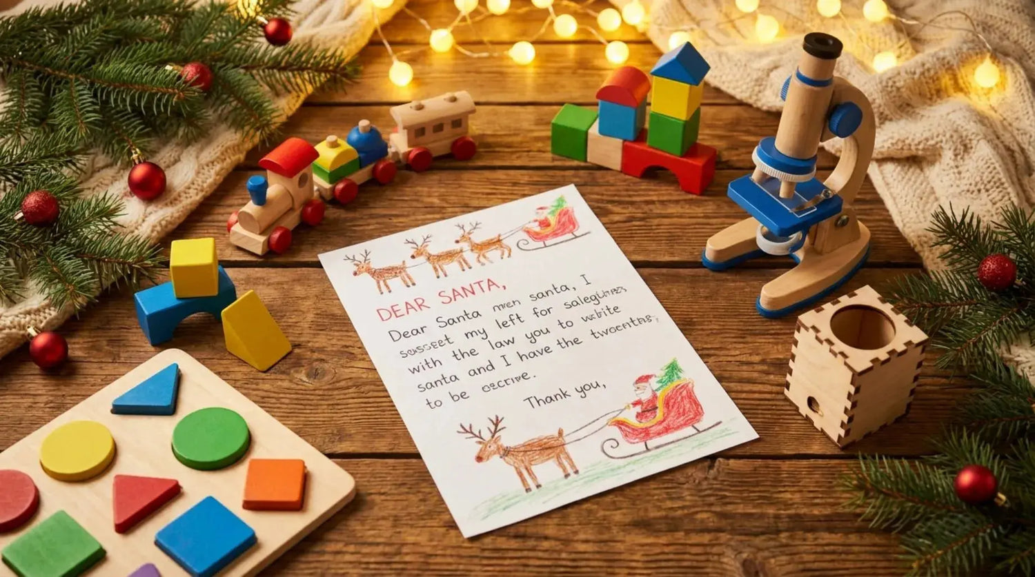 Liste au Père Noël : nos 30 idées de jouets éducatifs à glisser dedans