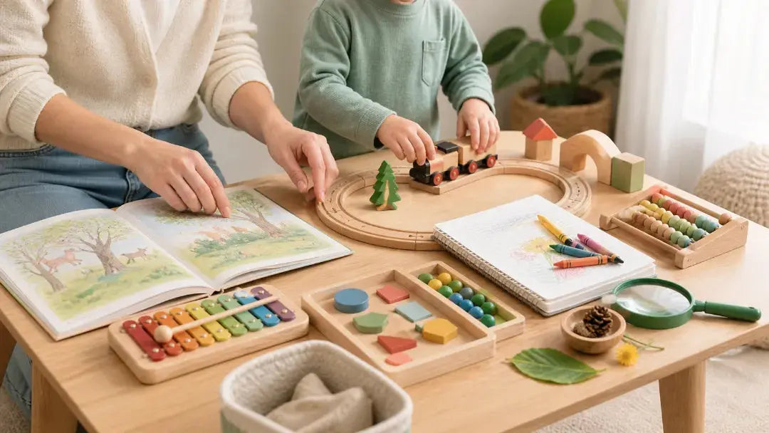 Programme petite section maternelle : les 5 domaines traduits en jouets concrets