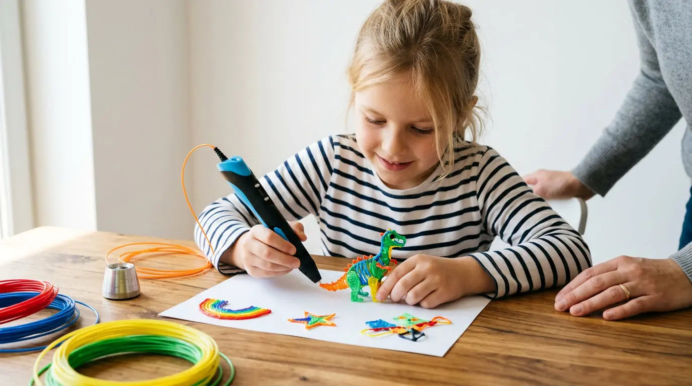 Stylo 3D enfant : comment ça marche et 10 projets créatifs à faire en famille