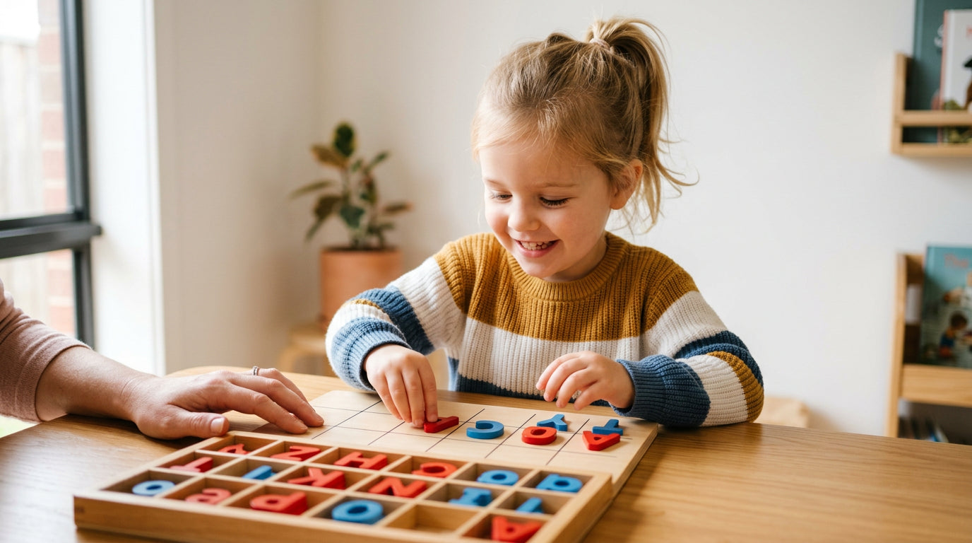 Activités Montessori 5 ans : préparer l'entrée en CP en jouant, sans stress