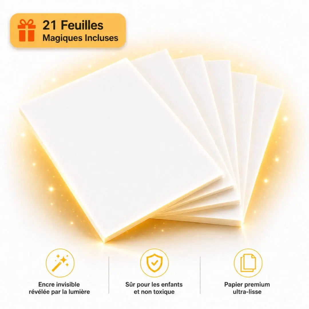 + 21 feuilles magiques 