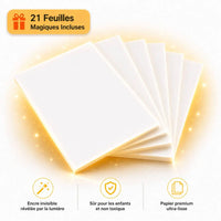 + 21 feuilles magiques 