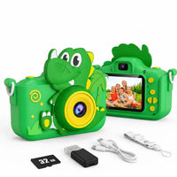 Appareil Photo Enfant 4 Ans – Design Dinosaure HD – Vert 