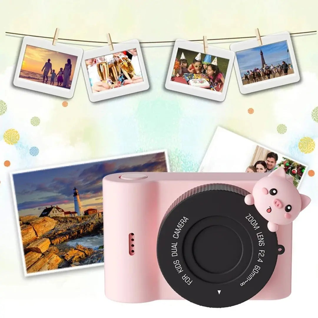 Appareil Photo Enfant Rose Cochon – DreamPix Piggy™ 