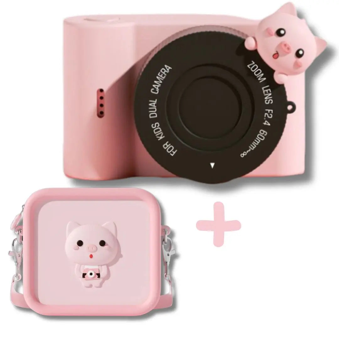 Appareil Photo Enfant Rose Cochon – DreamPix Piggy™ 