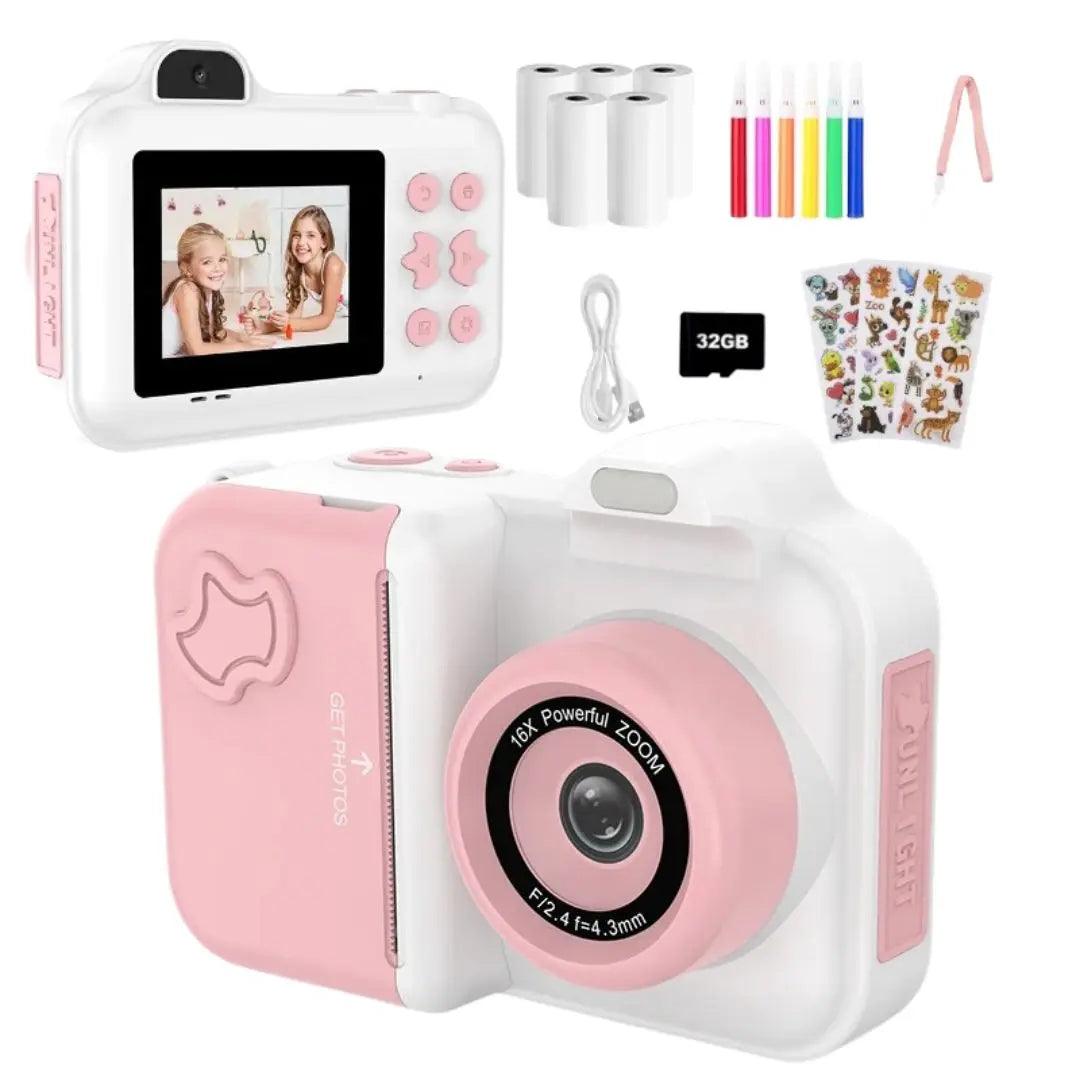 Appareil Photo Instantané pour Enfant - MiniPix™ Rose 