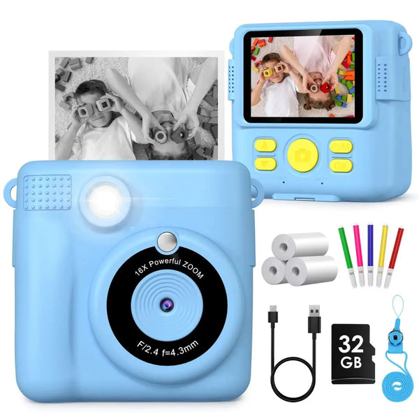 Appareil Photo pour Enfants 2.0 Pouces, HD 1080P Caméra Vidéo Selfie
