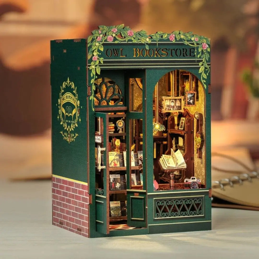 Book Nook Librairie Miniature – Owl Bookstore™ 