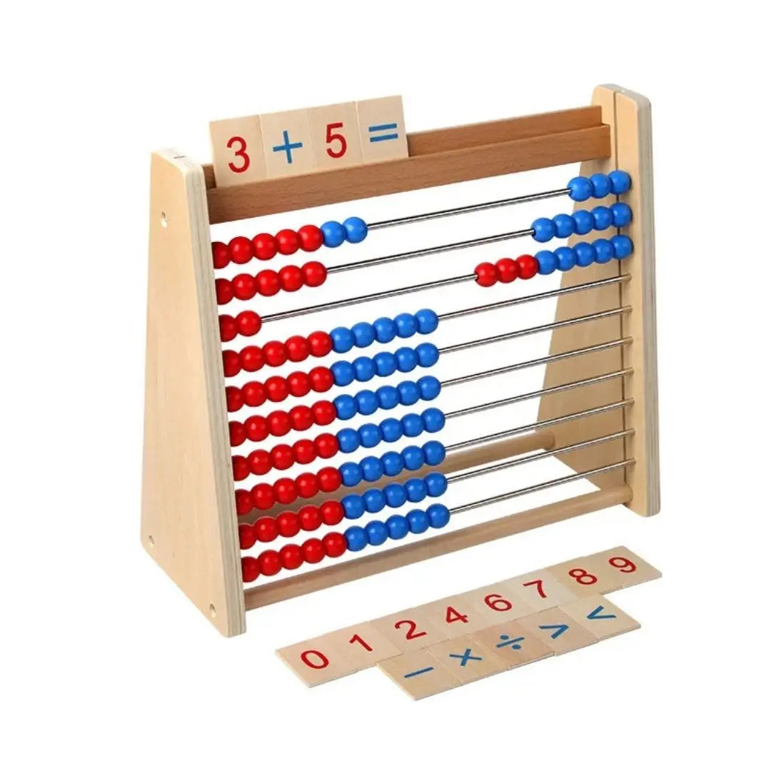 Boulier Chinois Montessori avec Cartes Incluses - Boulix™ 