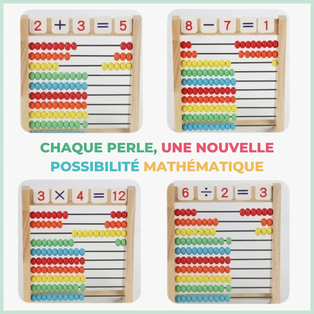 Boulier Montessori pour compter à 100 - Mathéboulier™ 