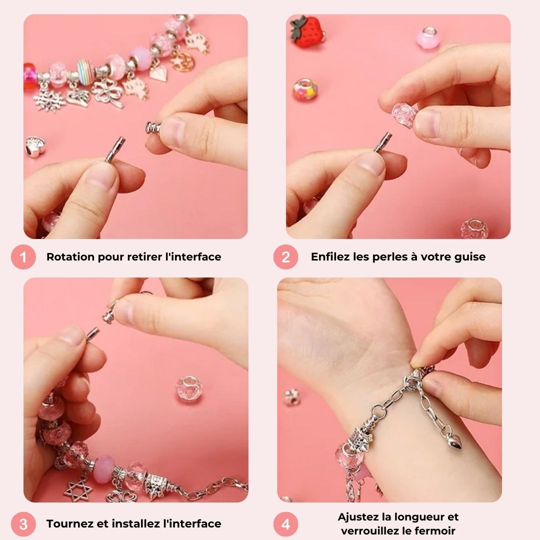 KIT CRÉATIF DE BRACELETS | JOLIPERLES™