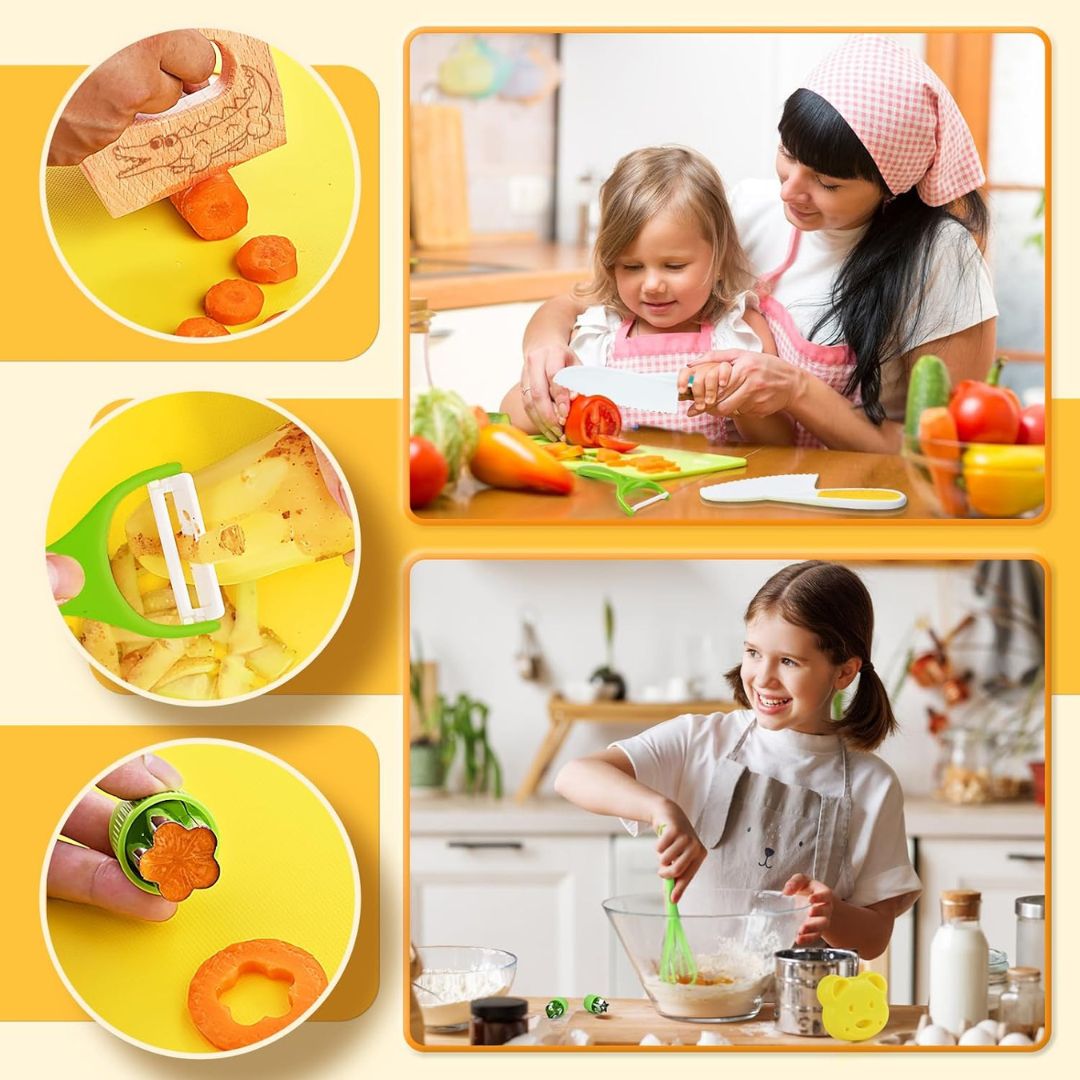 Kit ustensiles cuisine enfant - Chef en Herbe™