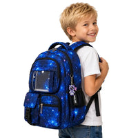 Cartable Garçon Galaxie Ultra-Léger 24L – Sac à Dos École Primaire