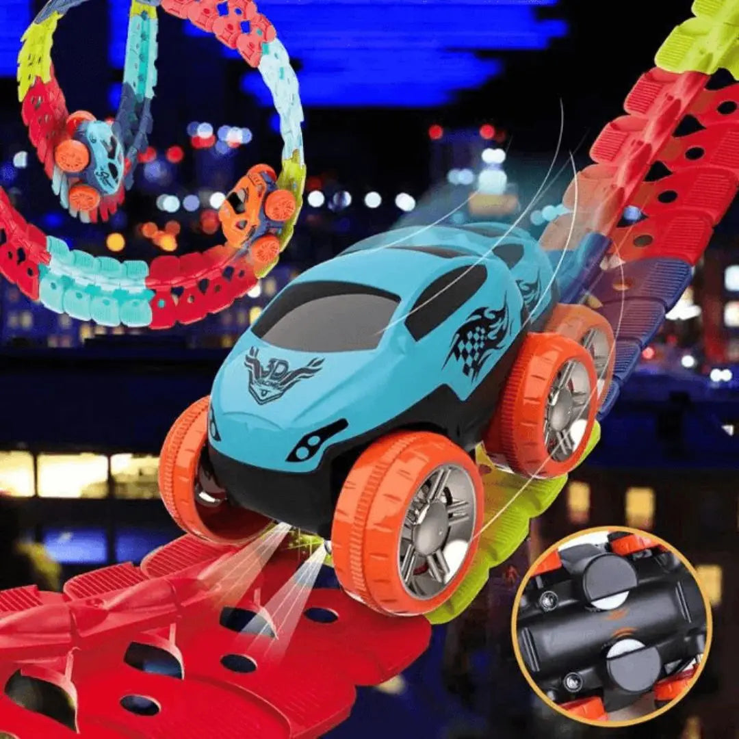 Circuit De Voiture Magique Kidsfun Jonotoys - Jouet Interactif Pour Enfants Dès 3 Ans