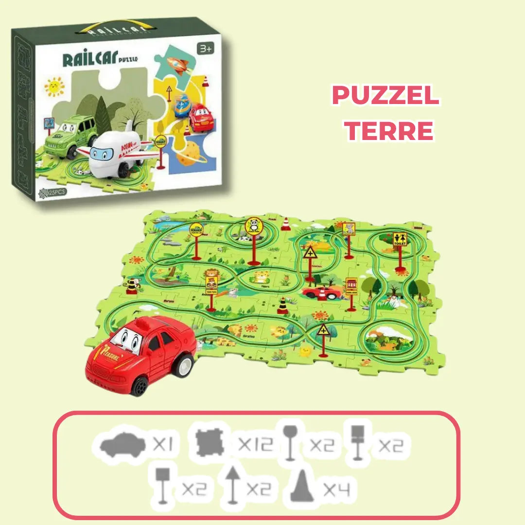 circuit-voiture-enfant-railcar-puzzel-variantes-terre