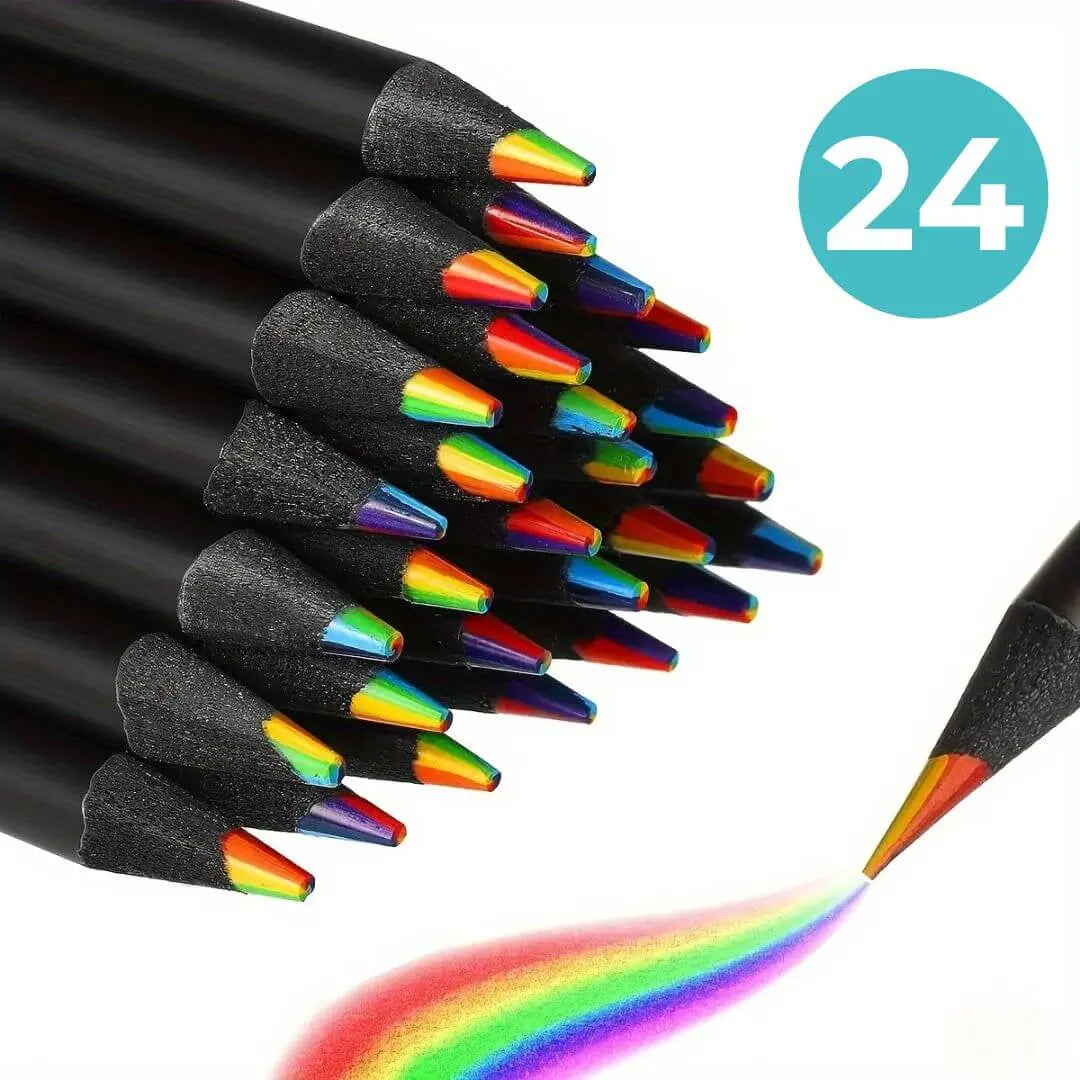5 Boîtes Crayons De Couleur Arc- En- Ciel Dessiner Des Crayons Crayons 5 Boîtes Crayons De Couleur Arc- En- Ciel Dessiner Des Crayons Crayons