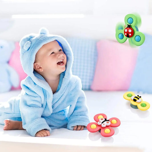 Hochet rotatif pour bébé - SpinnyFun™ 