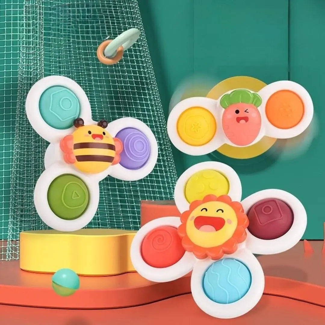 Hochet rotatif pour bébé - SpinnyFun™ 