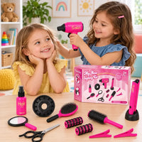 Jeu coiffeur enfant – variante Rose vif