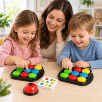 Jeu mémoire couleur BBChoupette avec deux enfants et une maman