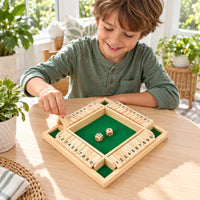 variante verte du jeu de calcul en bois