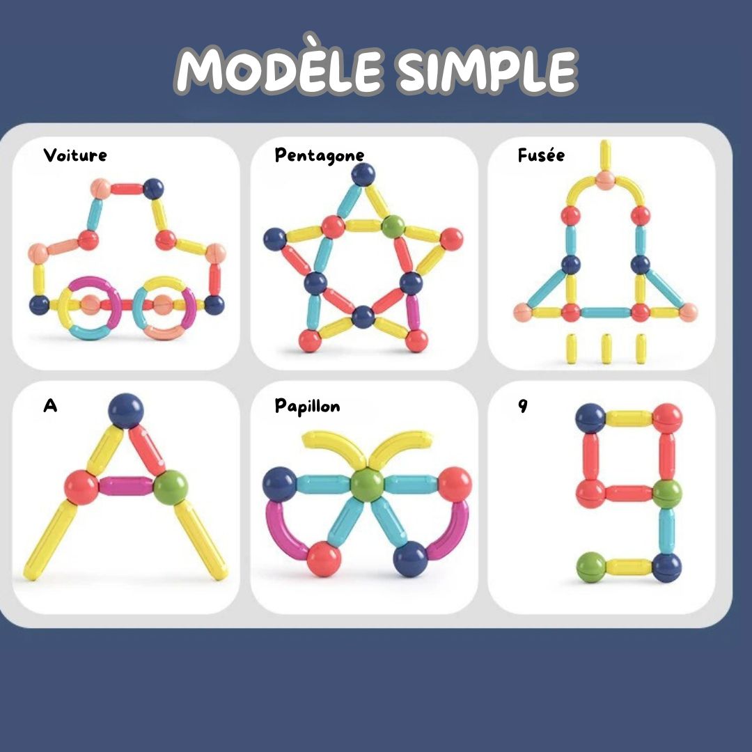 Jeu-de-Construction-magnetic-stick-modele-simple