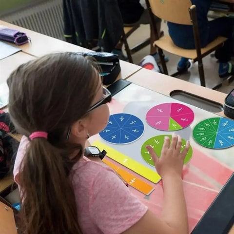 Jeu de Fractions Interactif Montessori - FractionMaster™