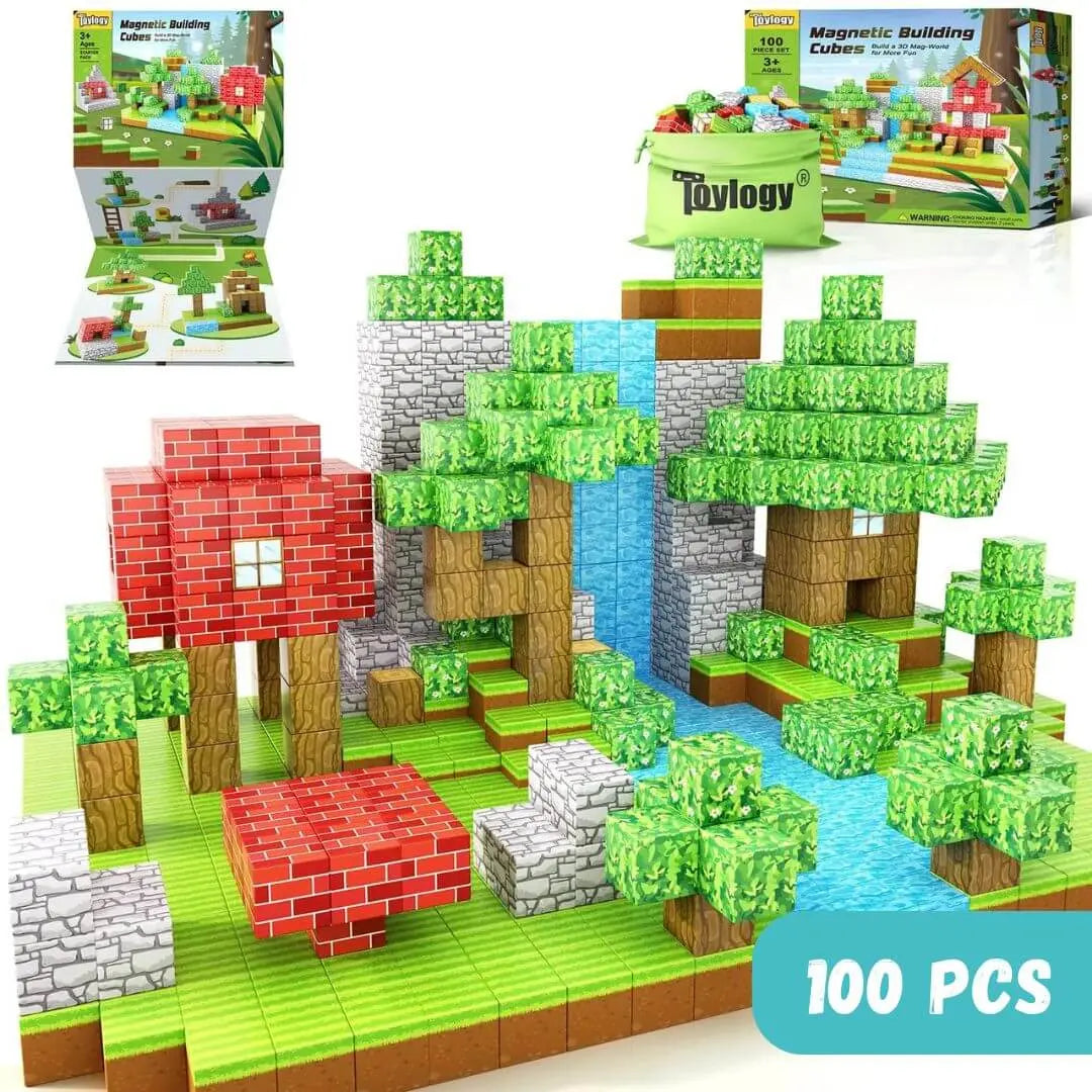 Jeu de construction magnétique – PixelWorld™ 
