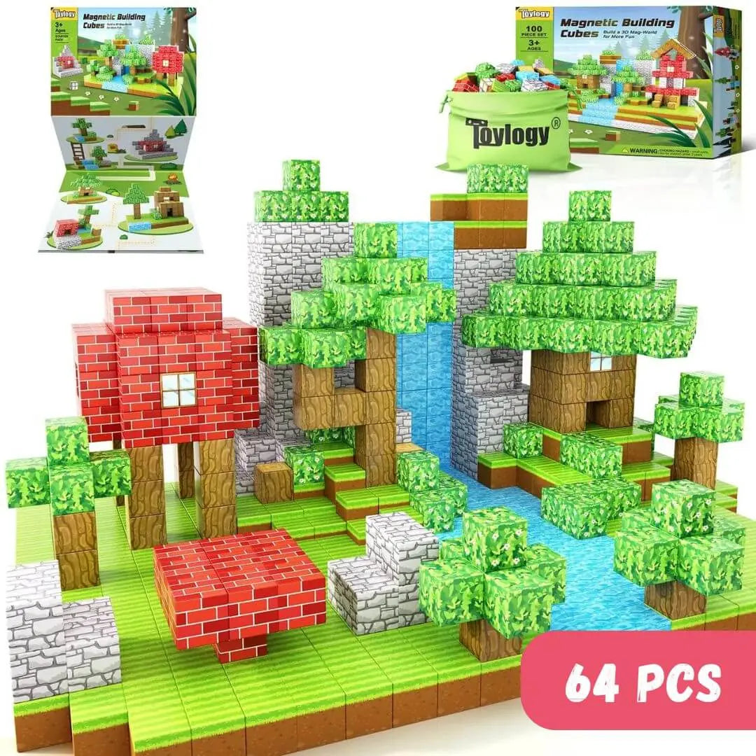Jeu de construction magnétique – PixelWorld™ 