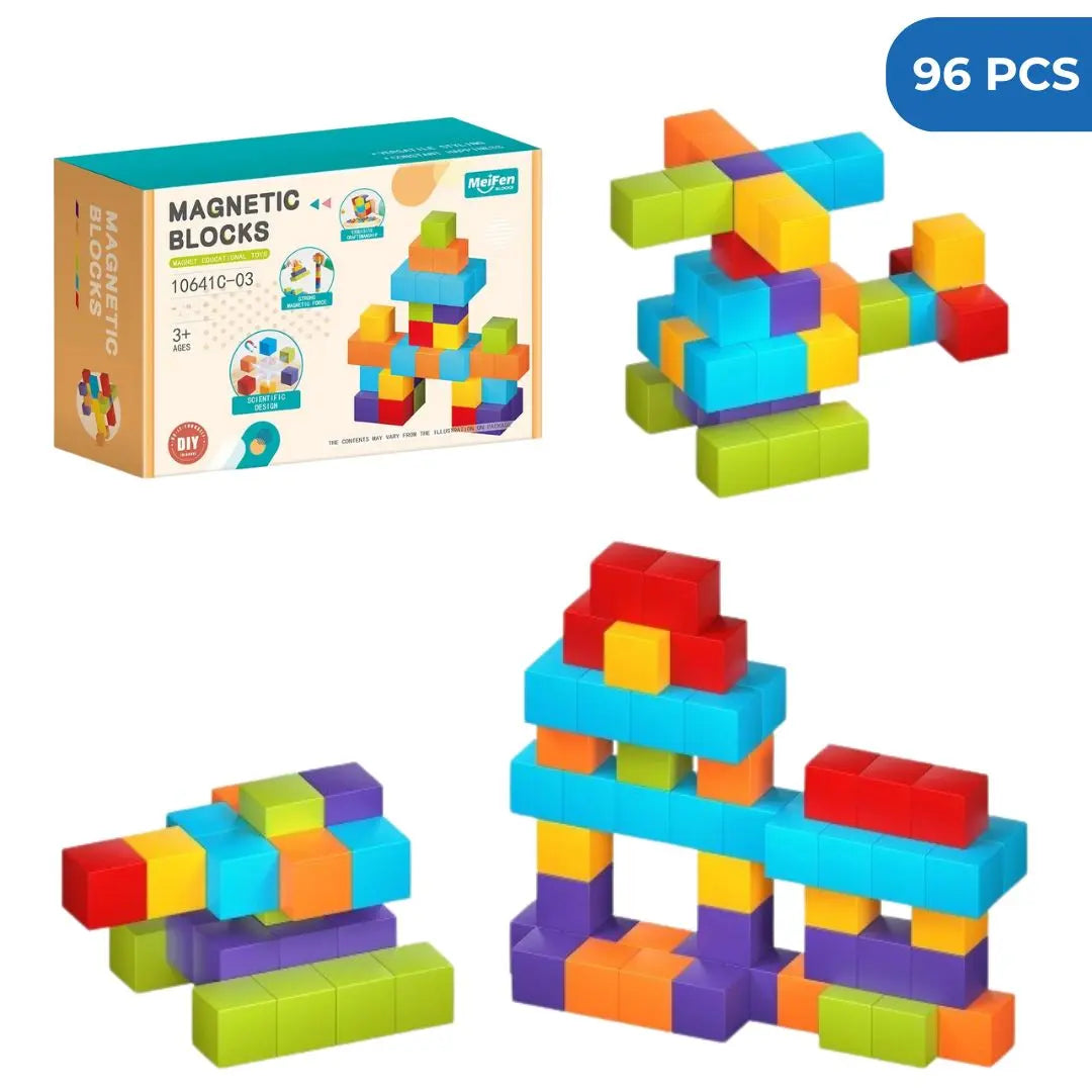 Jeu de construction magnétique rotatif 360° – Magnetic Blocks™ 