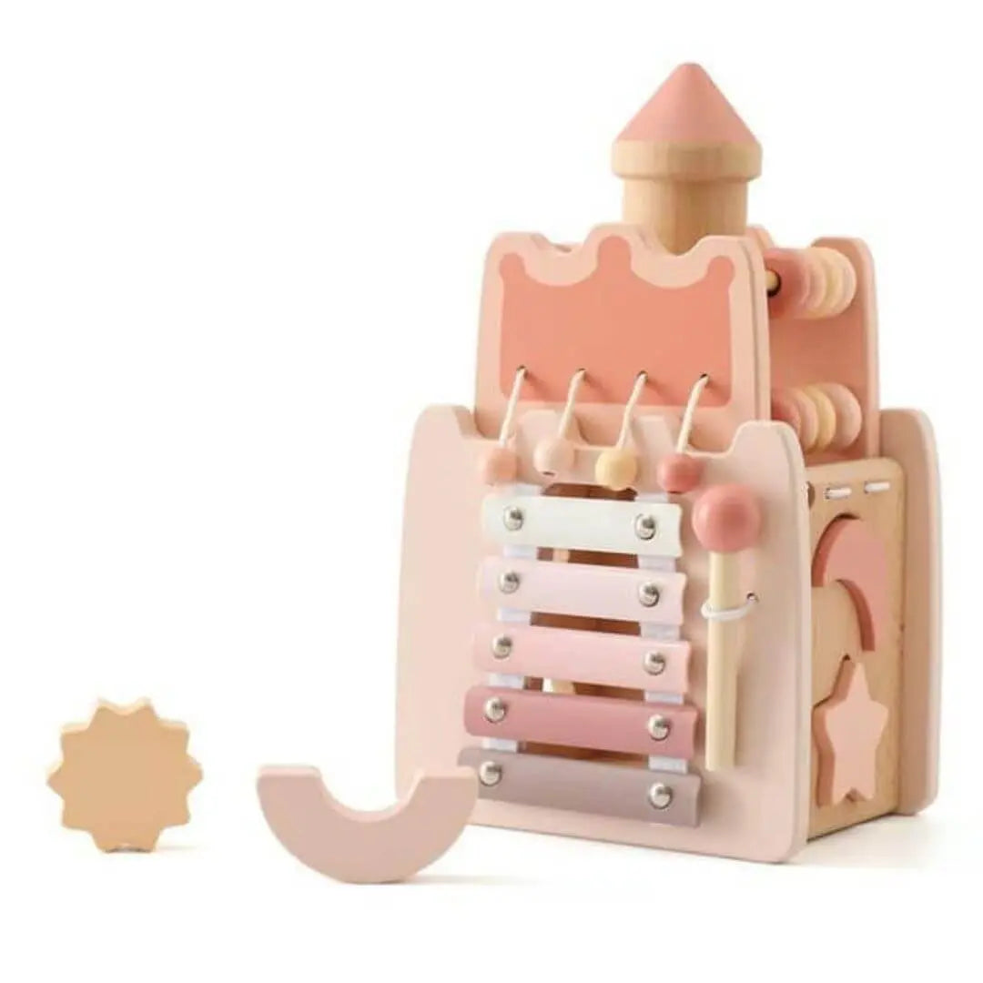 Jouet en Bois Bébé Château Musical – CastleMelody™ 