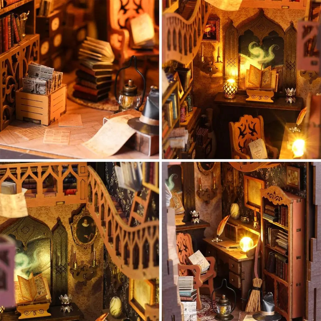 Kit DIY Book Nook Magic Library - SpellBound™ 