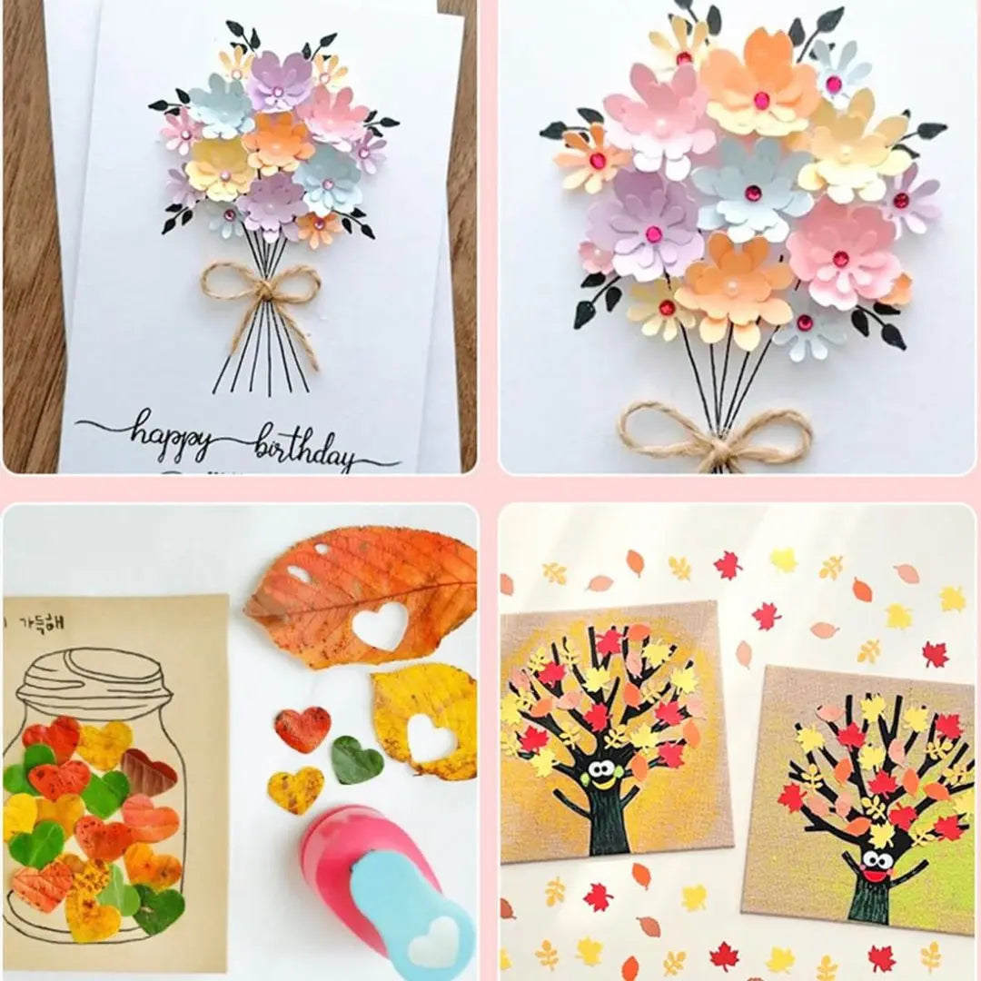 Kit DIY Créatif Enfant Perforateur pour Papier - ARTYFUN™ 