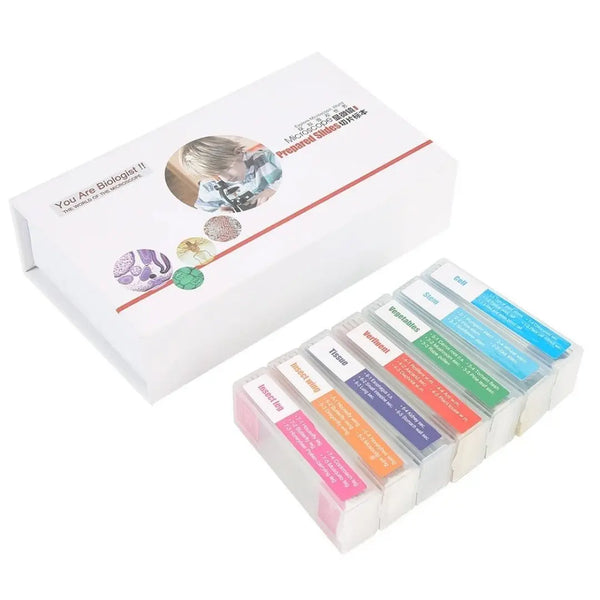 Kit Lames Et Lamelles Pré-nettoyées Pour Microscope - 304 Pièces En Verre Optique Haute Qualité