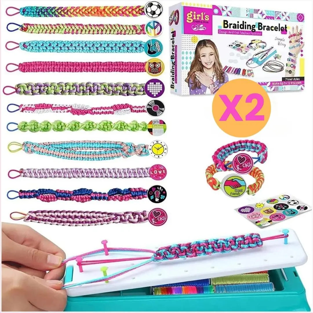 Kit de tressage de bracelet - BraceletFun™ 