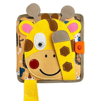 Livre Montessori Girafe – Histoires & Éveil Sensoriel™ 