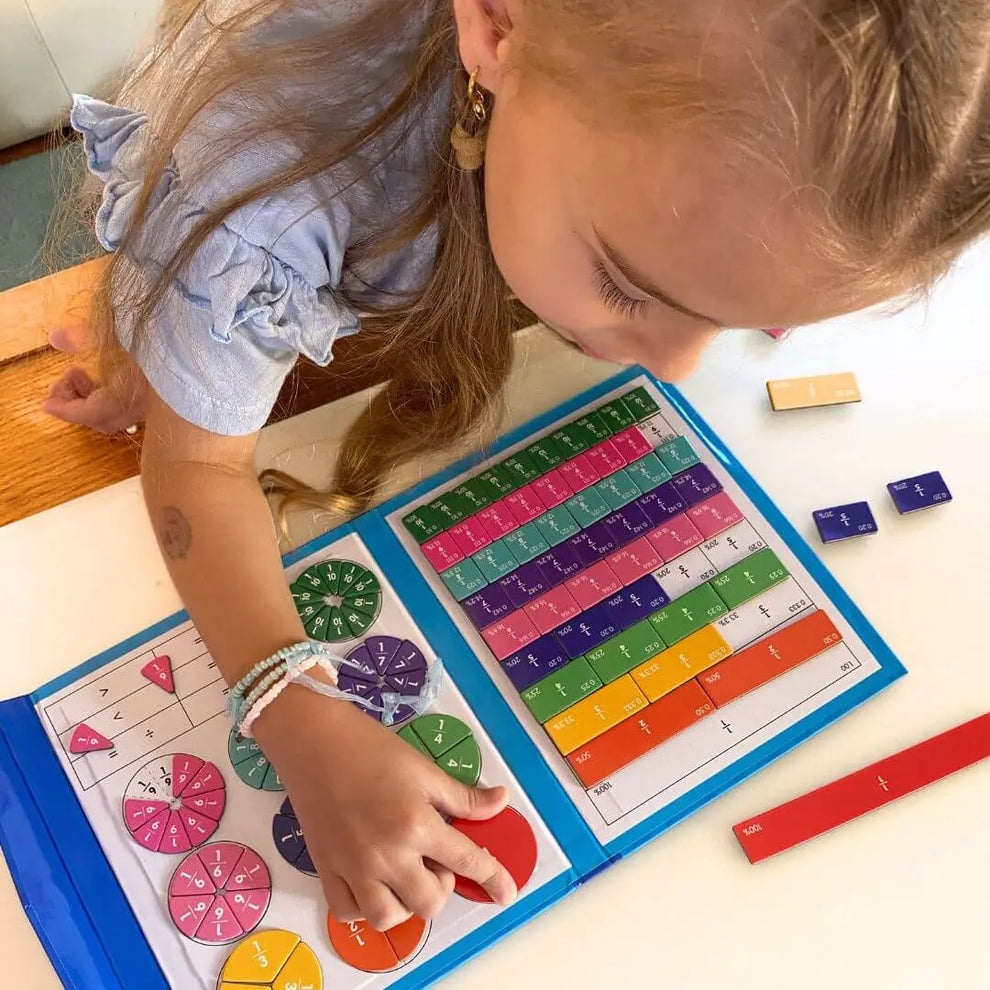 Livre de Fractions Magnétique Montessori FractionGame™ – BBChoupette