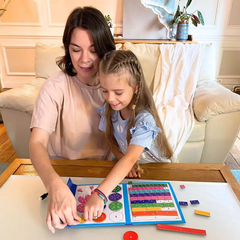 Livre de Fractions Magnétique Montessori FractionGame™ – BBChoupette
